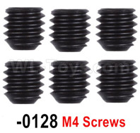 Wltoys 12628 Car Spare Parts-00128 M4 Machine screws(M4X4)-5pcs,Wltoys 12628 RC Car 6X6 Spare Parts Replacement Accessories,1:12 Scale 6wd,2.4G 12628 rc racing car Parts,On Road Drift Racing Truck Car Parts